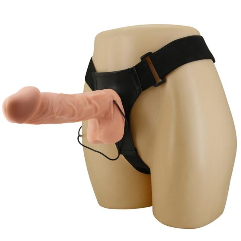 Baile - Gode Ceinture XXL Réaliste et Vibrant - 26 cm