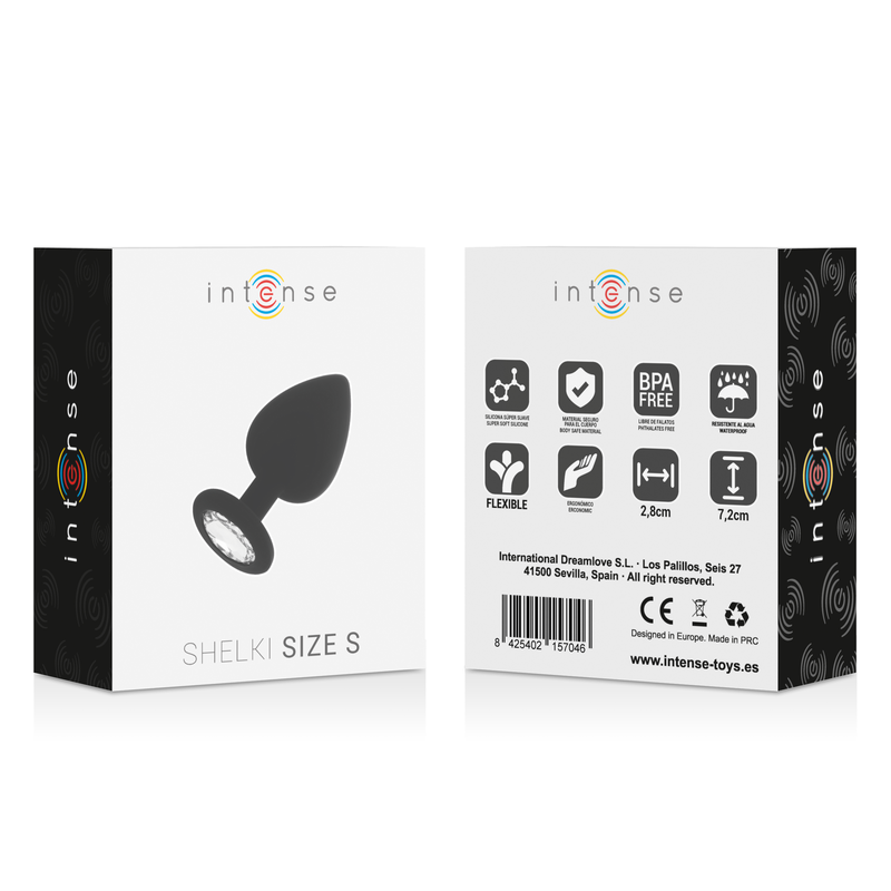 Plug Anal avec Strass Intense Noir - Intense
