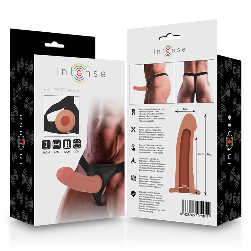 Harnais Gode Creux Intense Beige 16cm - Intense
