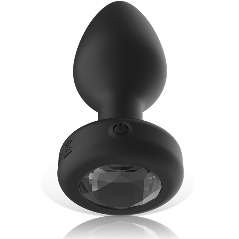 Ibiza - Plug Anal Vibrant en Silicone Taille L - Noir