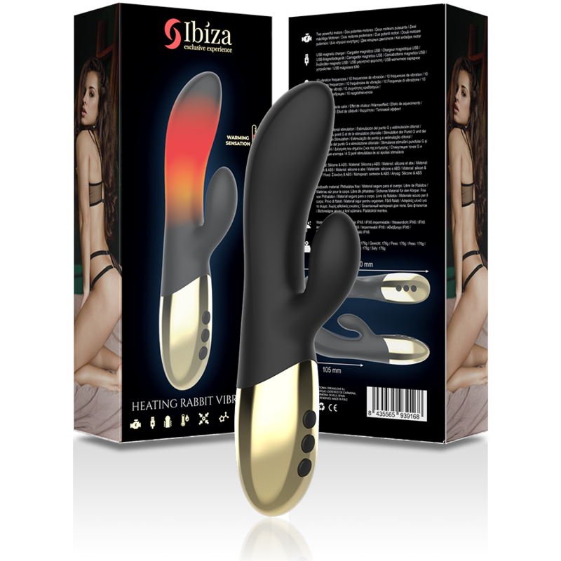 Vibromasseur Lapin Chauffant Ibiza Double Stimulation - Ibiza
