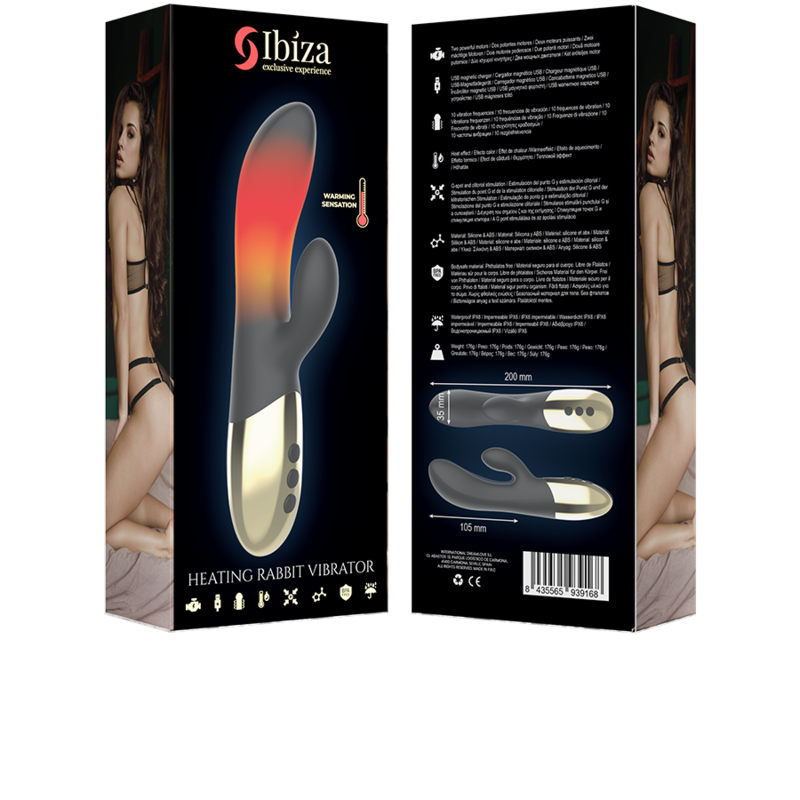 Vibromasseur Lapin Chauffant Ibiza Double Stimulation - Ibiza