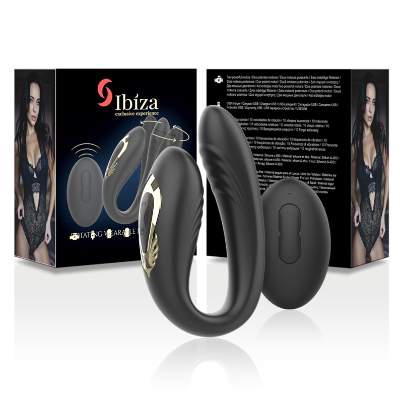 Vibromasseur Double Ibiza Wave Rotatif - Ibiza