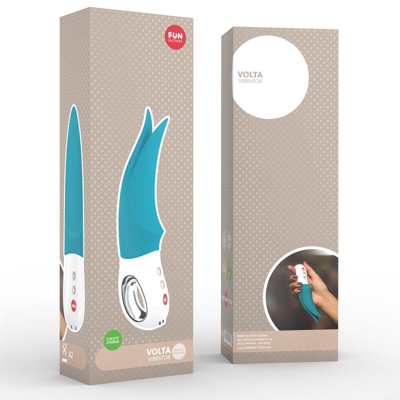 Vibromasseur Clitoridien VOLTA Bleu - Fun Factory