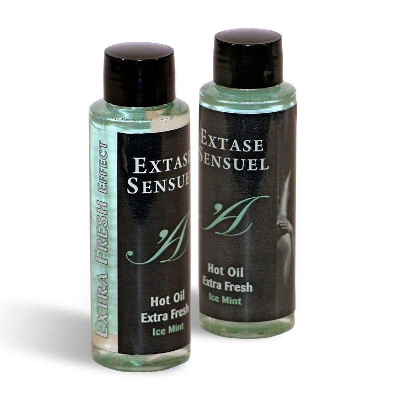 Huile Massage Extase Sensual Effet Glace Extra Fraîche 100ml