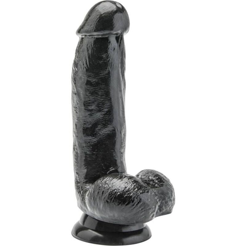 Gode Réaliste Get Real Ventouse Noir 12cm avec Testicules