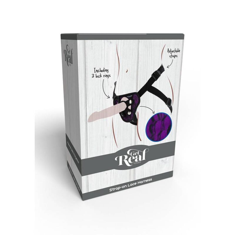 Harnais Universel Get Real Dentelle Violet - Get Real