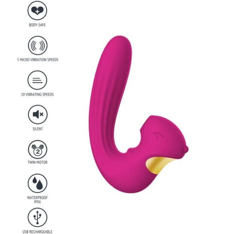 Vibromasseur Celestial Love Vibe fuchsia - Xocoon - XOCOON