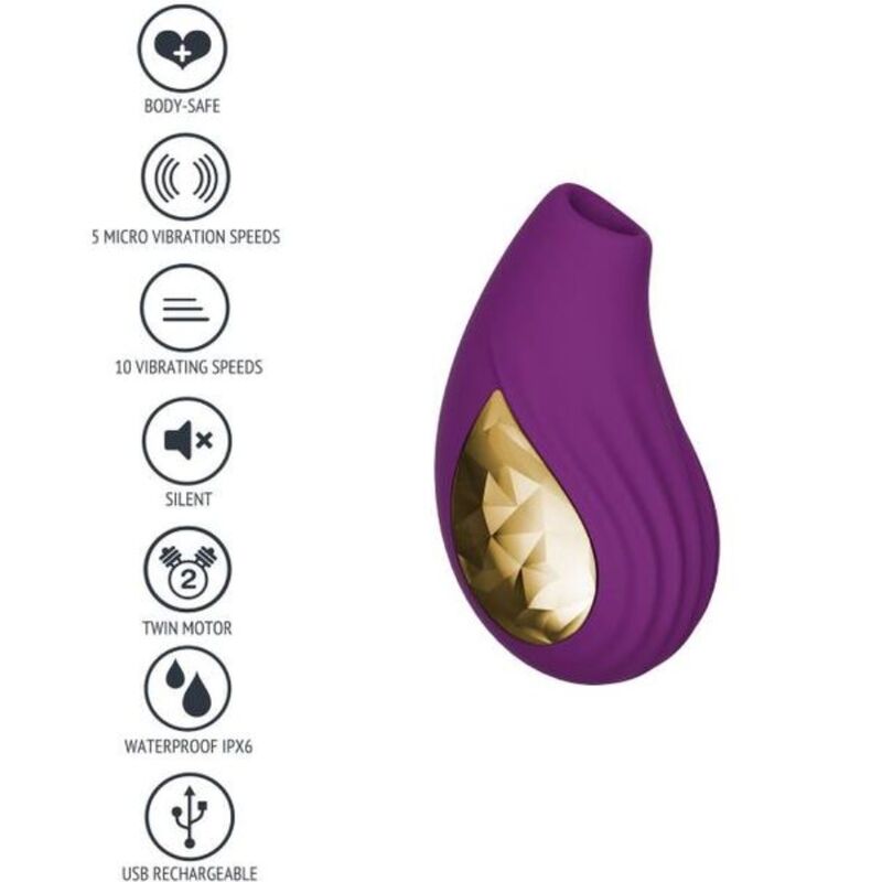 Klitoris-Stimulator Divine Love Violett - Xocoon