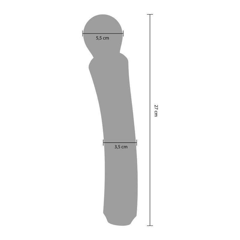 Baguette de massage Curved Wand fuchsia - Xocoon - XOCOON