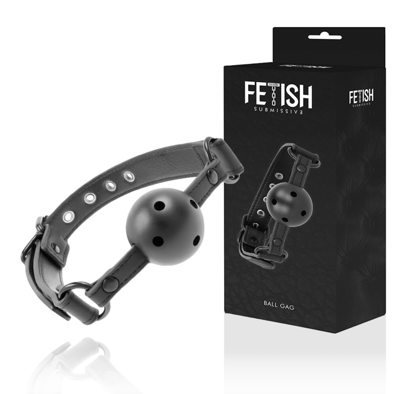 Fetish submissive - bâillon respirant végétalien