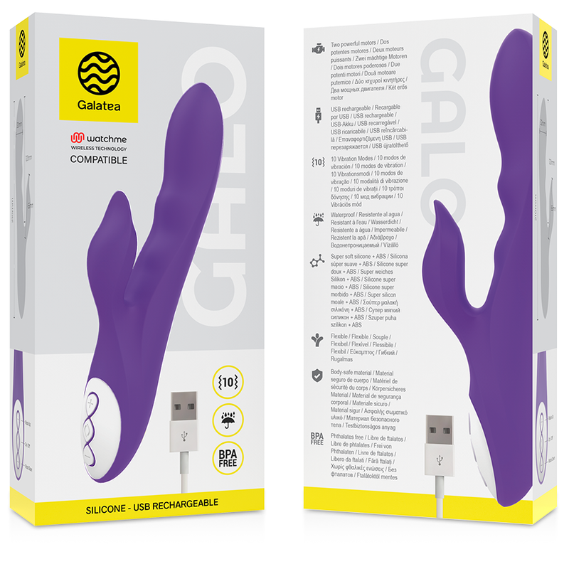 Vibrateur Rabbit Galo Lilas - Galatea - GALATEA