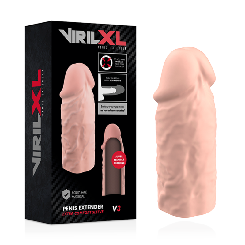 Manchon pénien VirilXL extension silicone liquide v3 - VirilXL - VIRILXL