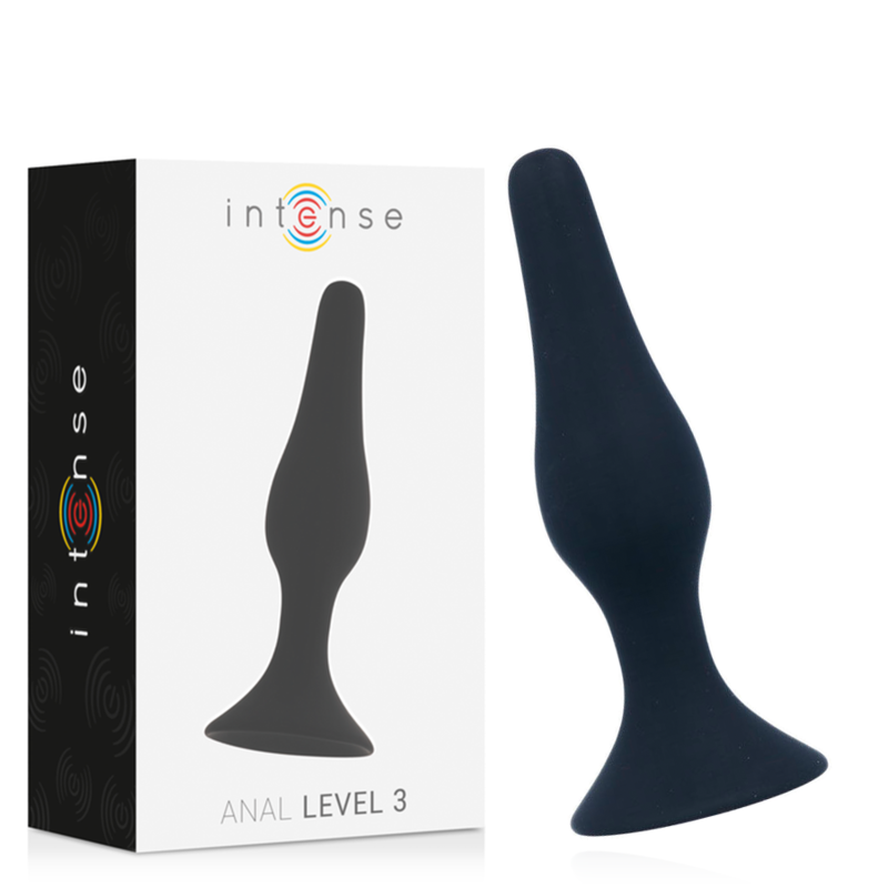 Plug Anal Intense Niveau 3 Noir 12,5 cm - Intense