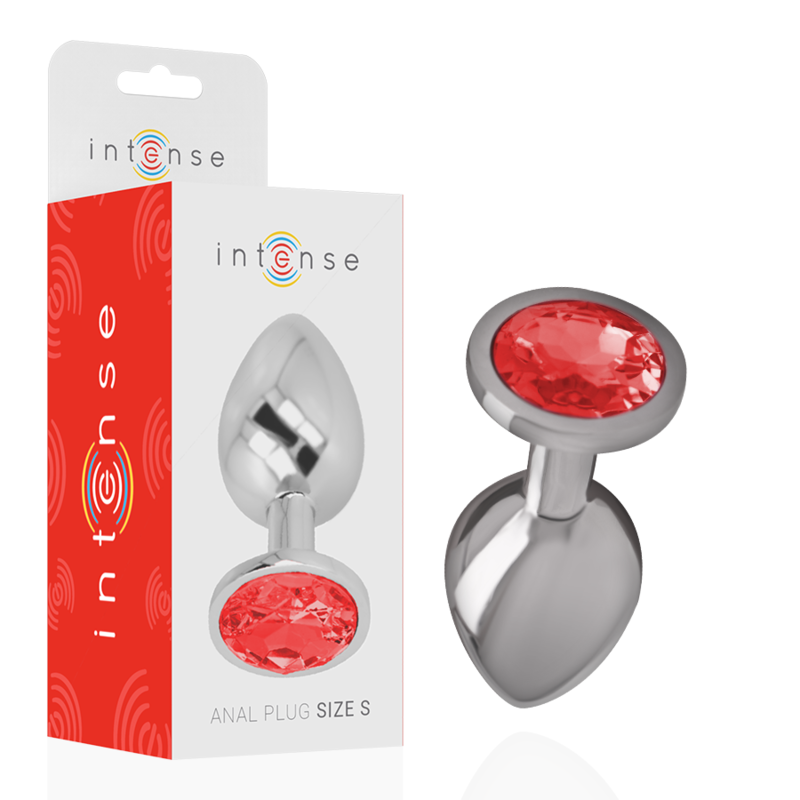 Plug Anal Intense Diamant Rouge Taille S - Intense