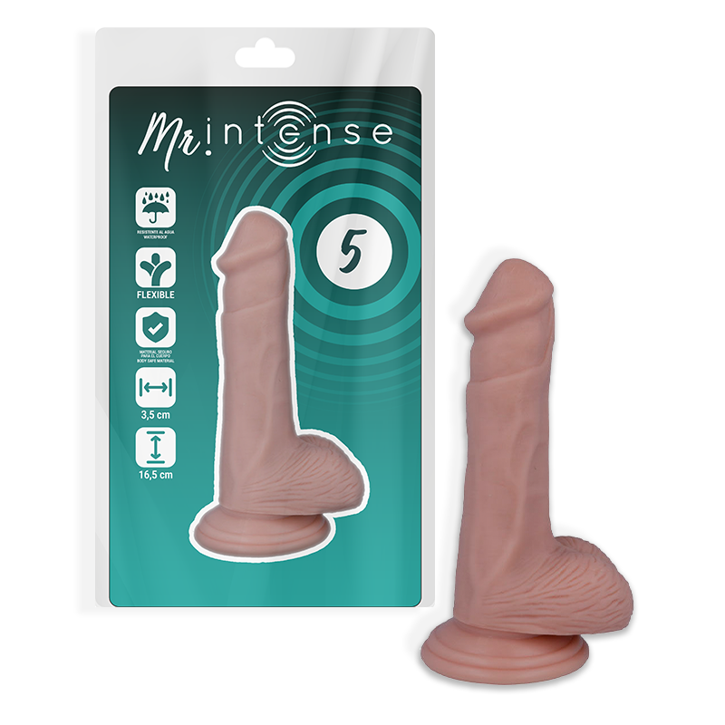 Mr. Intense - Gode Ventouse Réaliste Couleur Chair / 16,5 cm