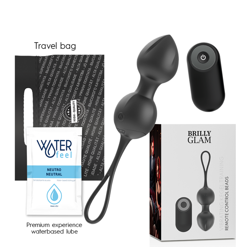 Boules de Geisha Vibrantes Brilly Glam Noires - Brilly Glam