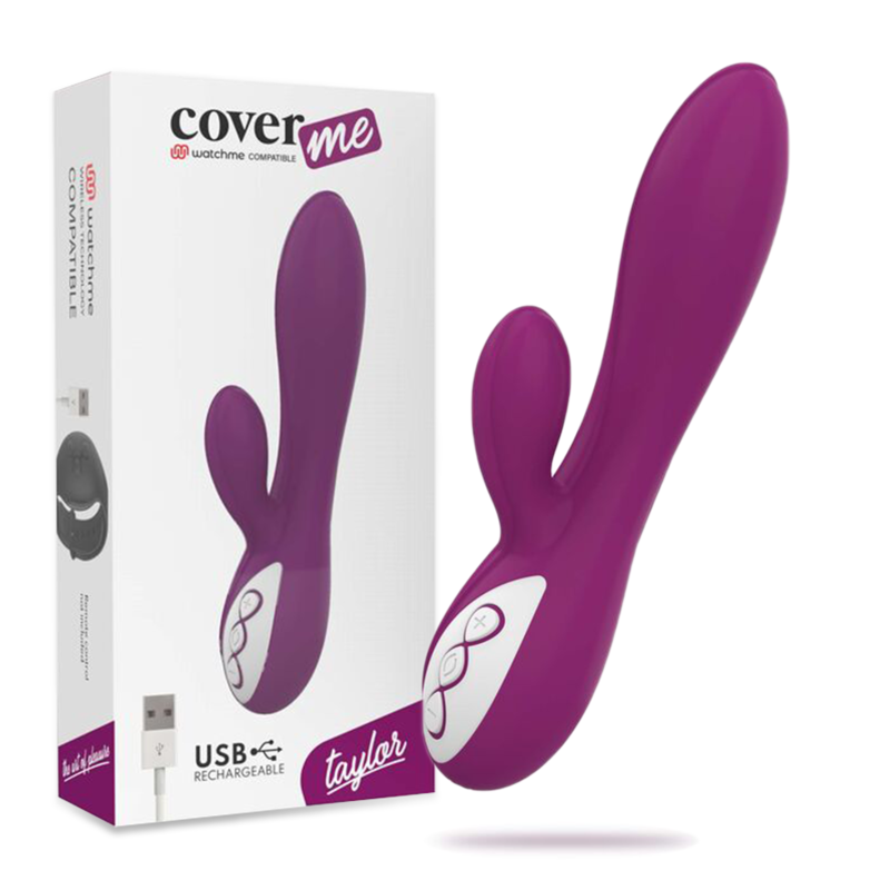 Vibromasseur Rabbit Taylor Watchme Compatible - Coverme