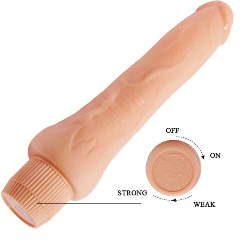 Baile - Vibromasseur Gode XXL Réaliste Chair - 25 cm