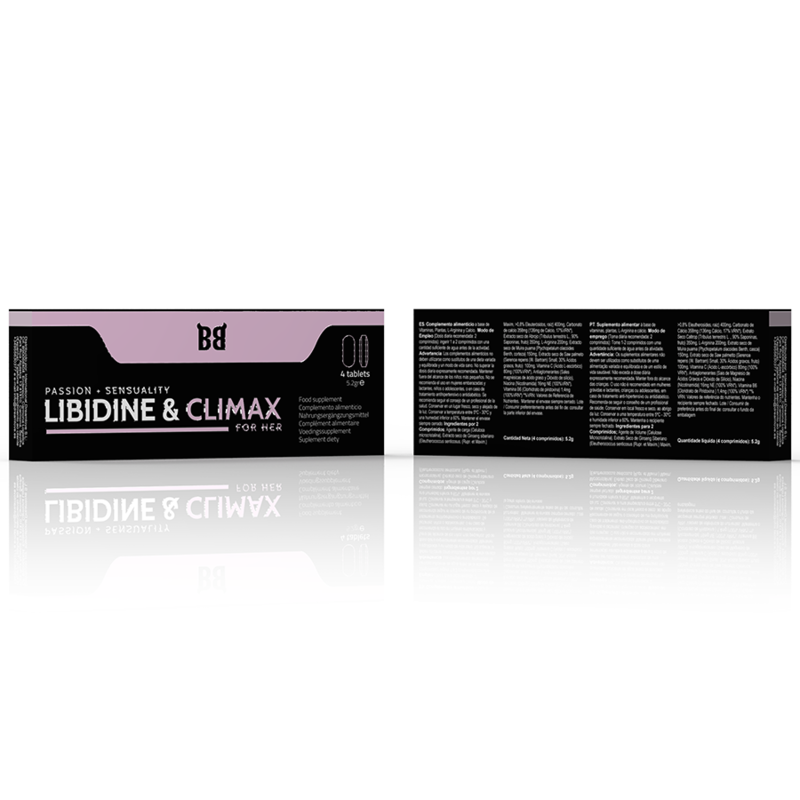 Complément libido Libidine & Climax 4 gélules - Black Bull - BLACK BULL