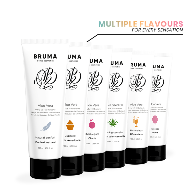 Gel Lubrifiant BRUMA Aloe Vera Saveur Cupcake 100ml - Bruma