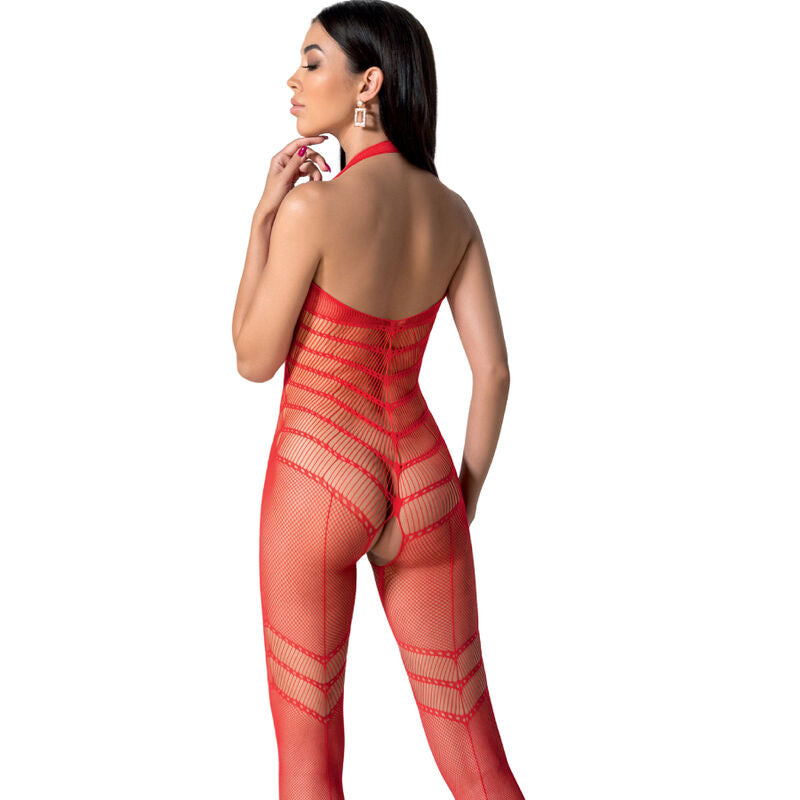 Bodystocking Blanc Résille BS100 Taille Unique - Passion