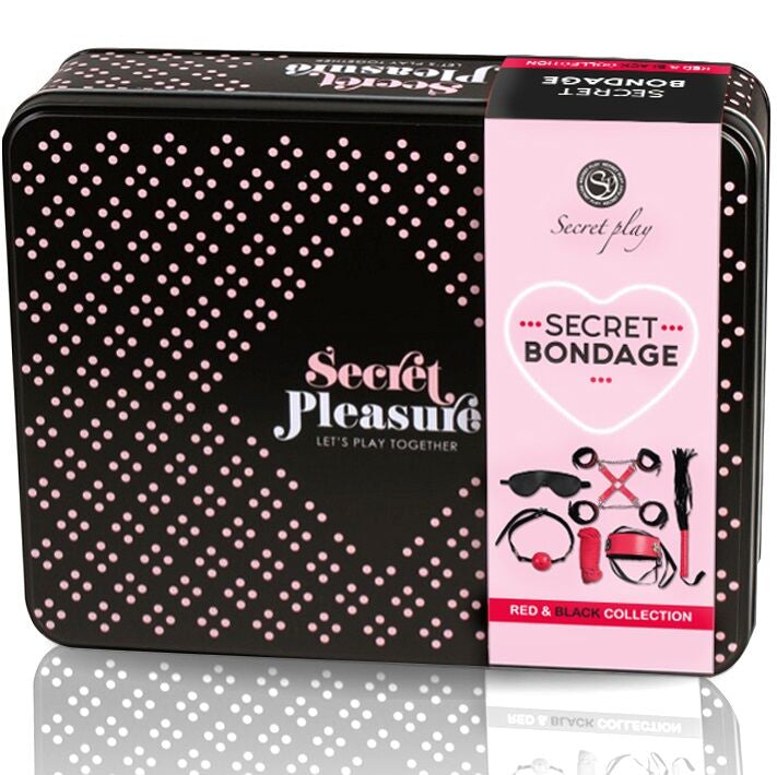 Secret Play - Coffret de Bondage Secret Pleasure - Rouge