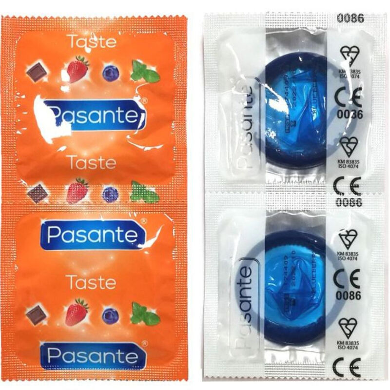 Préservatifs saveur myrtille sac 144 unités - Pasante - PASANTE
