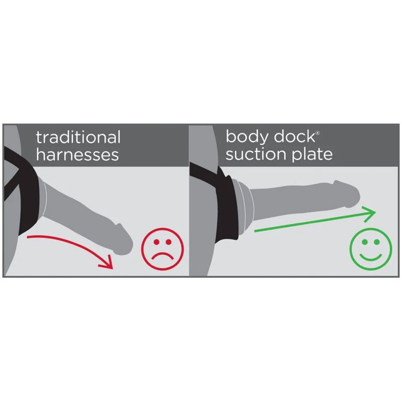 Harnais Strap-On Body Dock SE avec Gode Dillio Violet - Pipedream