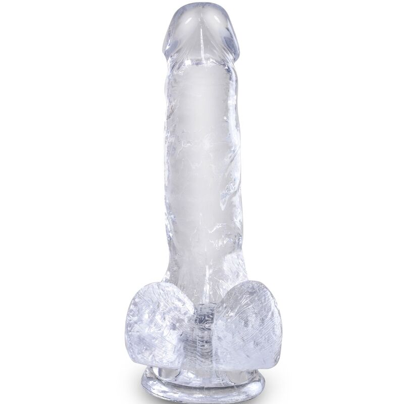 Gode Réaliste King Cock Clear Transparent 13,5cm - Pipedream