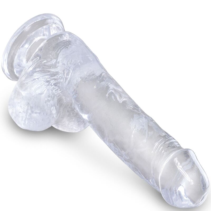 Gode Réaliste King Cock Clear Transparent 13,5cm - Pipedream