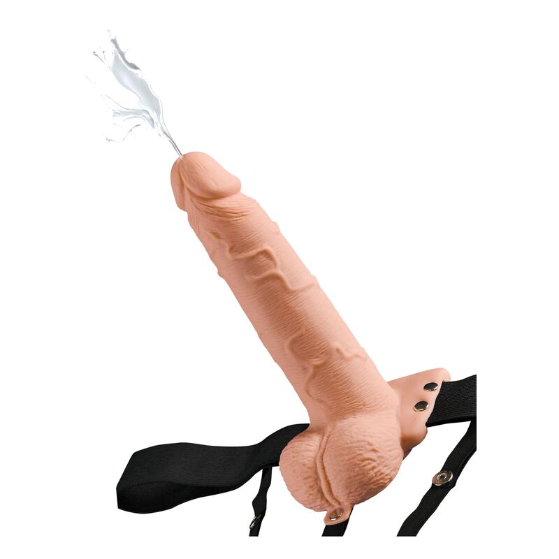 Gode Ceinture Éjaculateur Squirting Hollow Strap-On - Fetish Fantasy