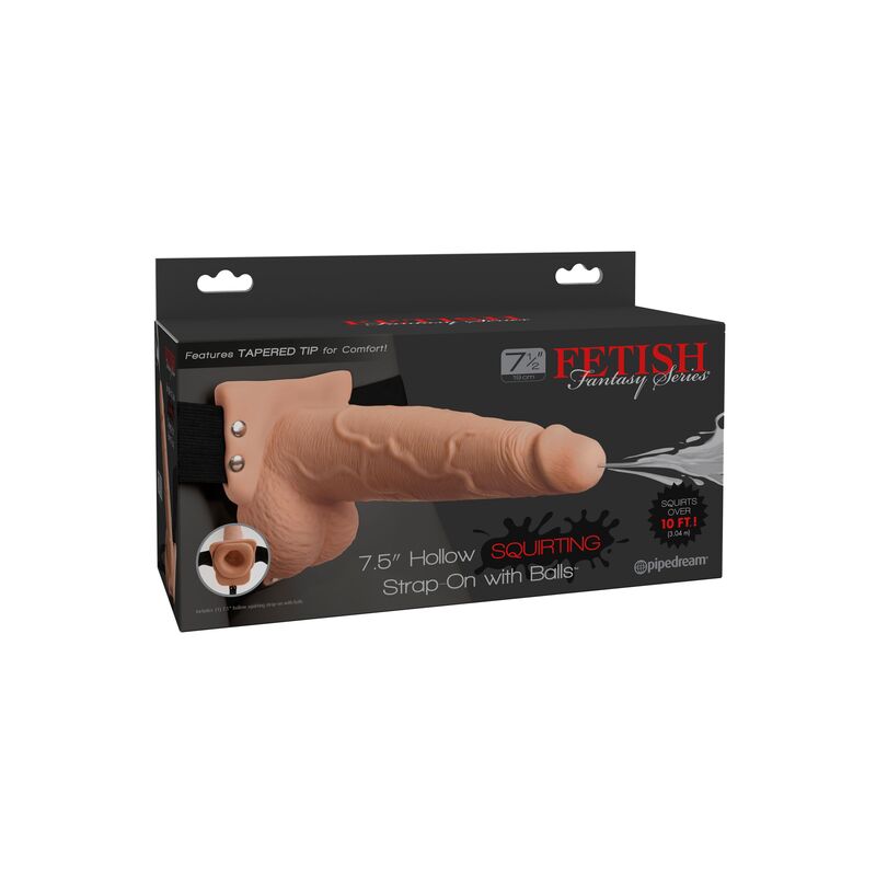 Gode Ceinture Éjaculateur Squirting Hollow Strap-On - Fetish Fantasy