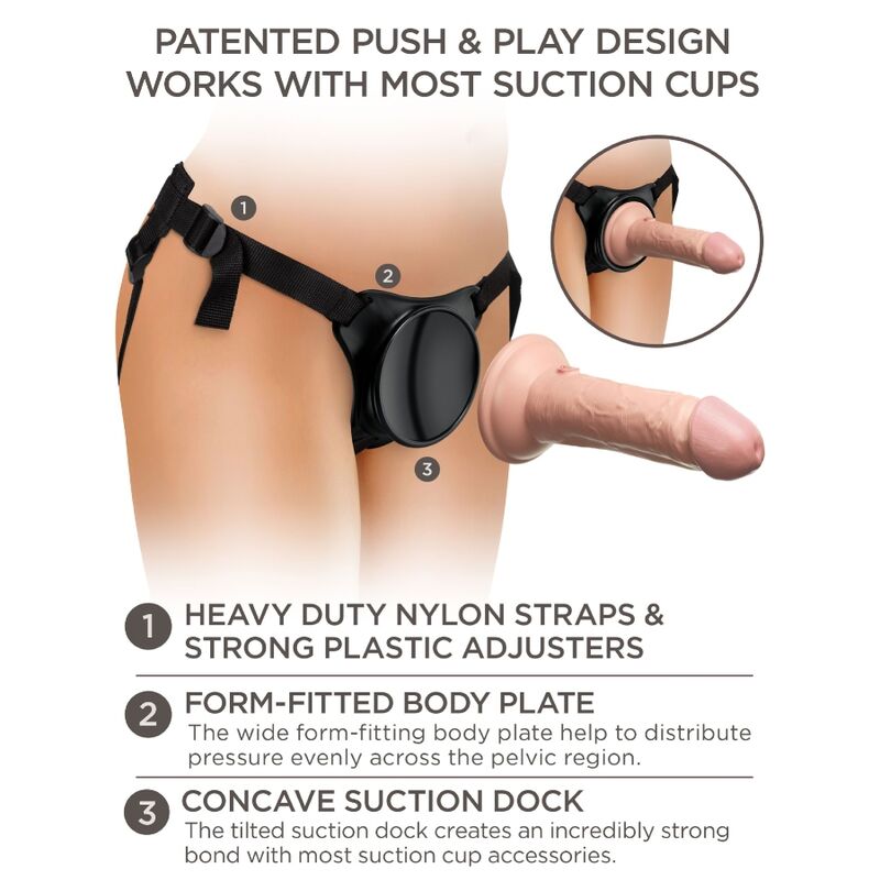 Gode Ceinture King Cock Elite Débutant 15,2 cm - Pipedream
