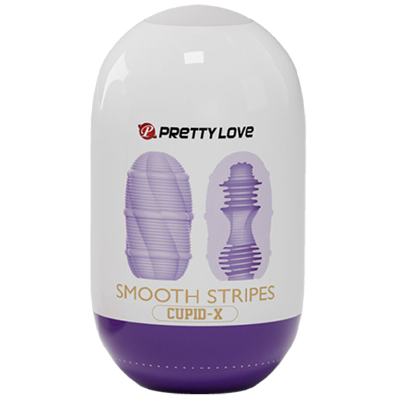 Masturbateur Oeuf Cupid Rayures Lisses - Pretty Love - PRETTY LOVE MALE