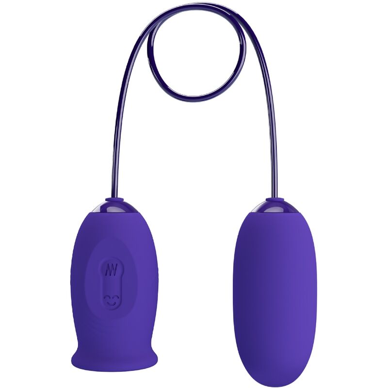 Pretty Love – Oeuf vibrant de Poche avec stimulateur effet léchage – Violet