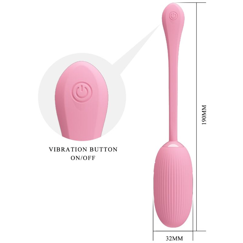 Pretty Love – Oeuf vibrant connecté contrôle smartphone – Rose