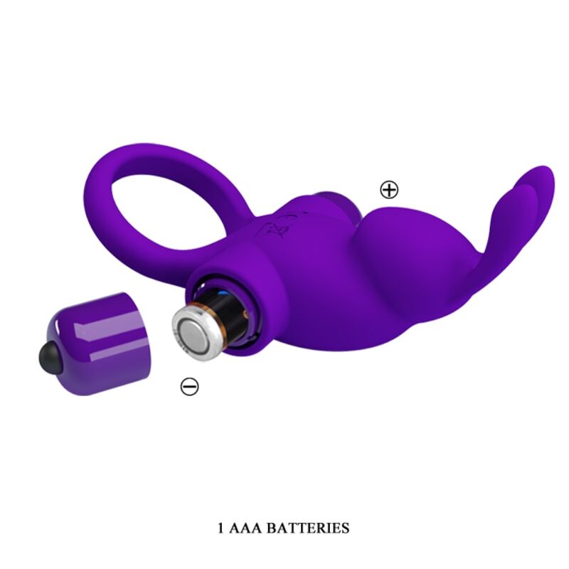 Anneau Pénien Vibrant I Rabbit Violet - Pretty Love