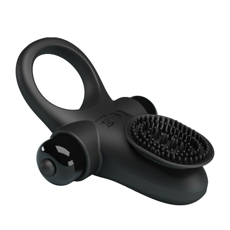 Anneau Pénien Vibrant Vibrator Ring II Noir - Pretty Love