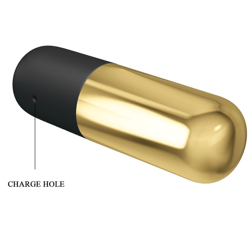 Stimulateur Bullet Rechargeable Doré - Pretty Love