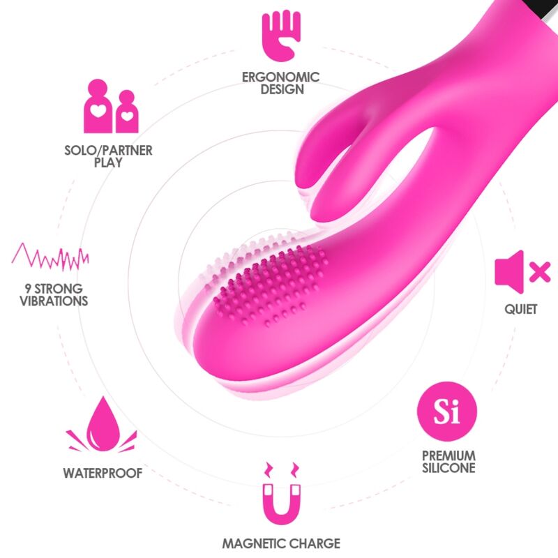 Vibromasseur Lapin Armony Fuchsia - Armony