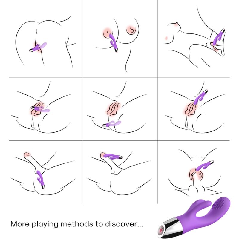 Vibromasseur Lapin Armony Violet - Armony