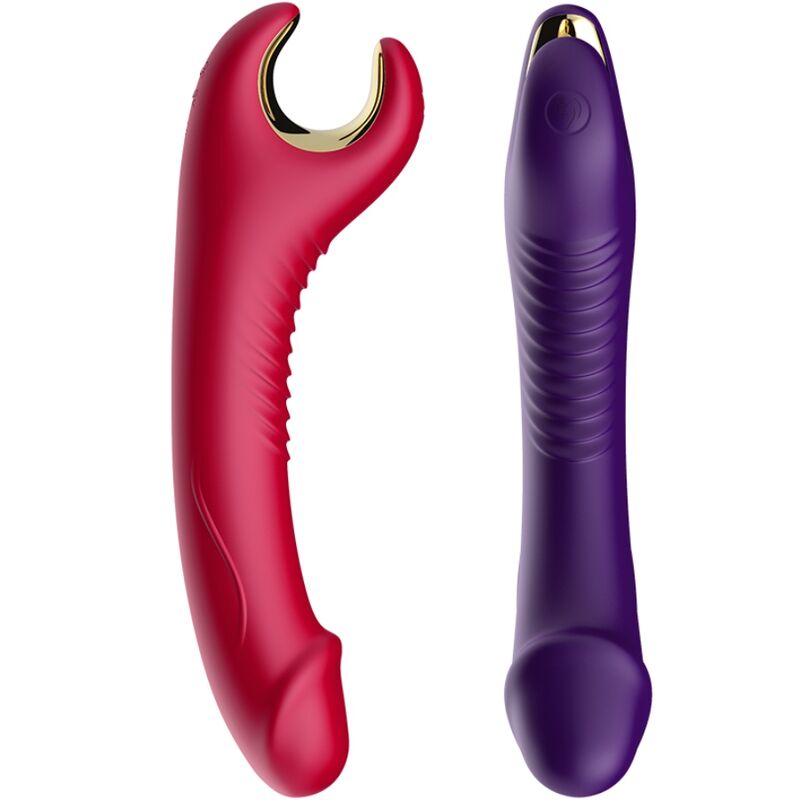 Vibromasseur Rotatif Prince Dildo Rouge - Armony