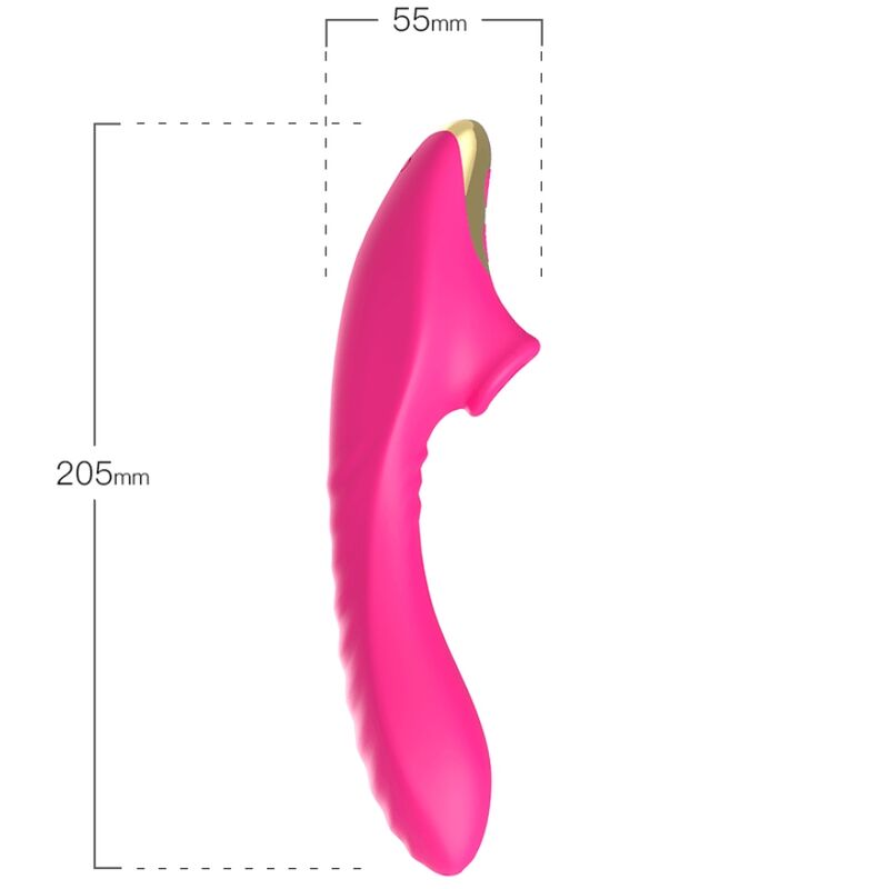 Stimulateur Clitoris Suçeur DuDu Fuchsia - Armony