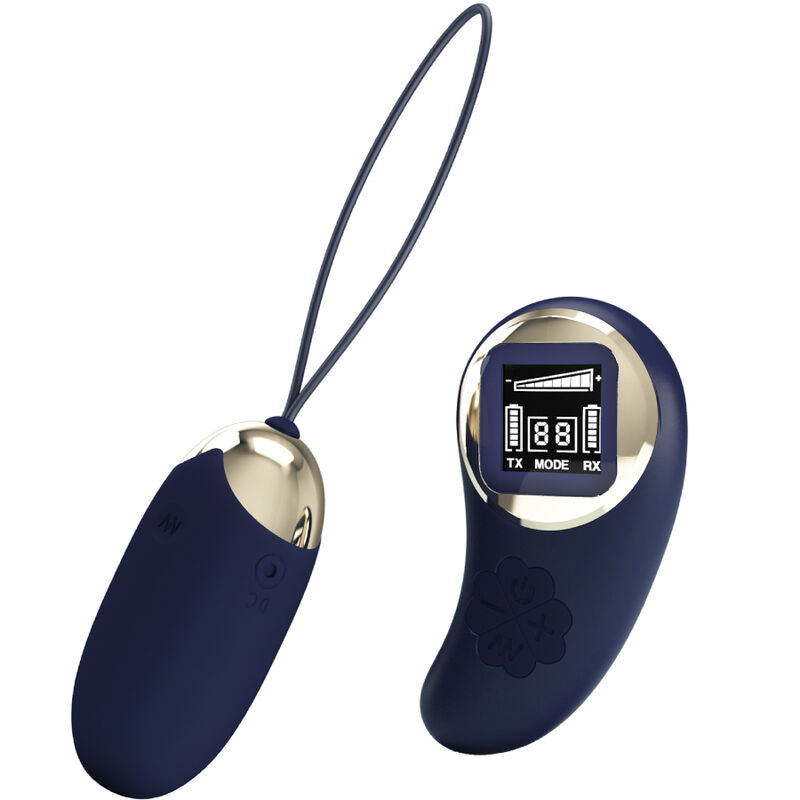 Pretty Love – Mini Oeuf vibrant avec télécommande – Bleu