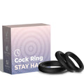 Anneau Pénien Triple Armony Silicone Noir - Armony