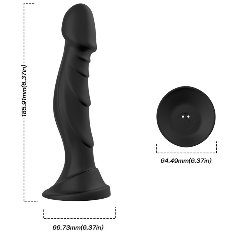 Gode Vibrateur & Plug Anal Télécommandé Noir - Armony