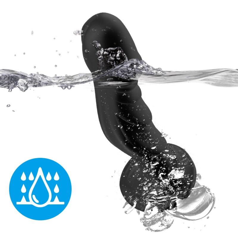 Gode Vibrateur & Plug Anal Télécommandé Noir - Armony
