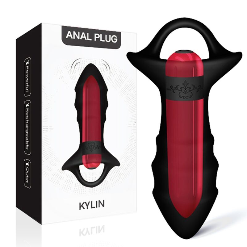 Set Vibrateur Doigts Kylin et Plug Anal Noir - Armony