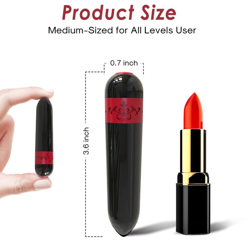 Vibromasseur Bullet Rocket Noir - Armony